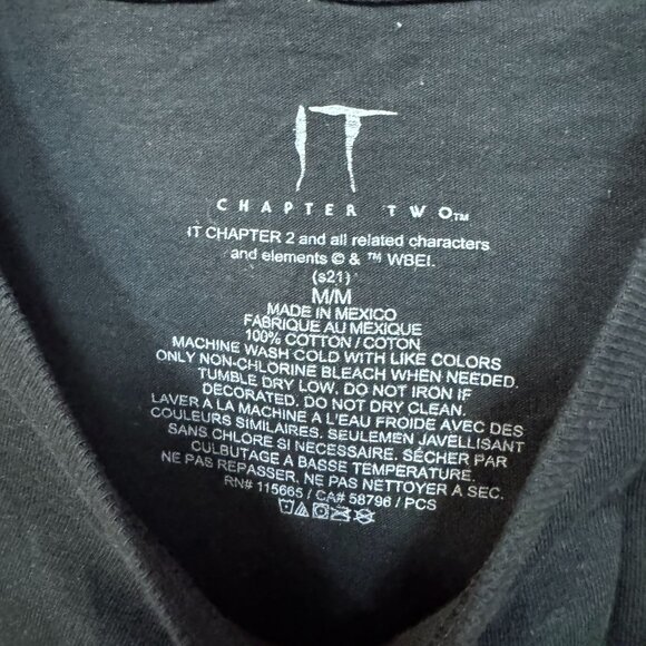 Toxic Pennywise the Clown IT Chapter Two Horror Movie Tee M - Picture 4 of 4